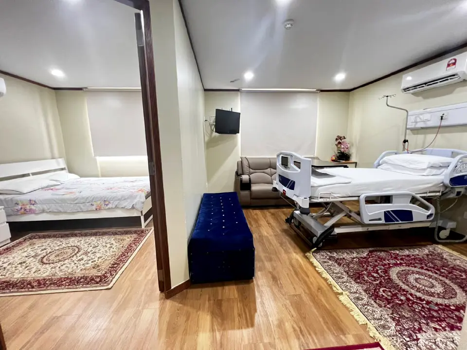 Inpatient room at KPMC Kajang