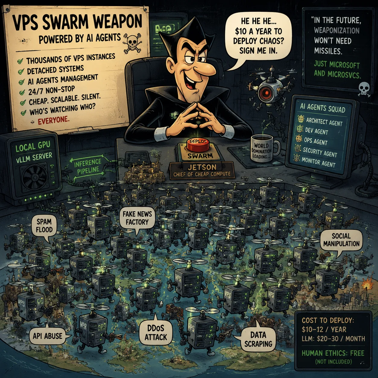 Kemunculan Senjata Swarm VPS