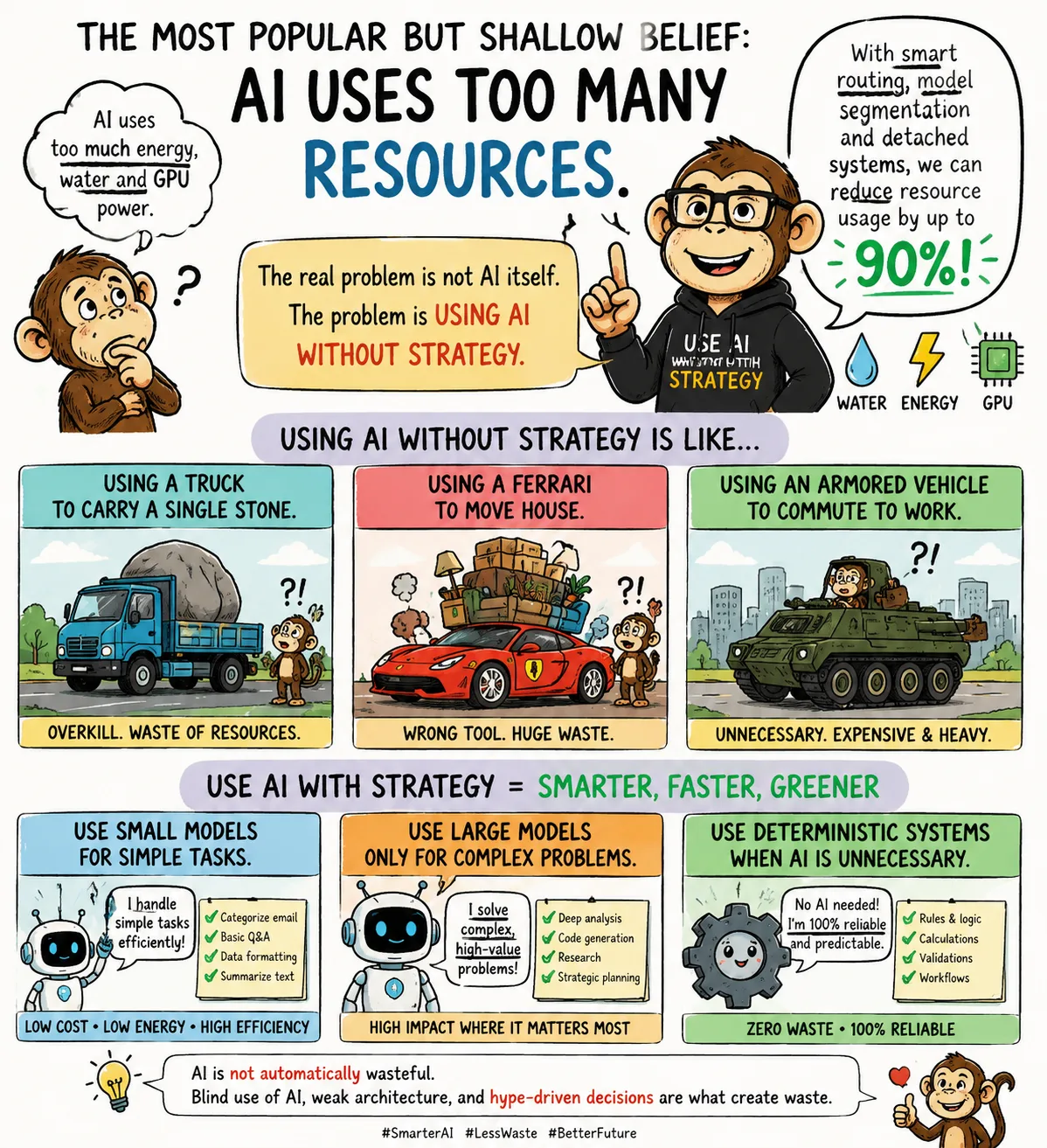 AI terlalu banyak menggunakan tenaga, air, dan kuasa GPU.
