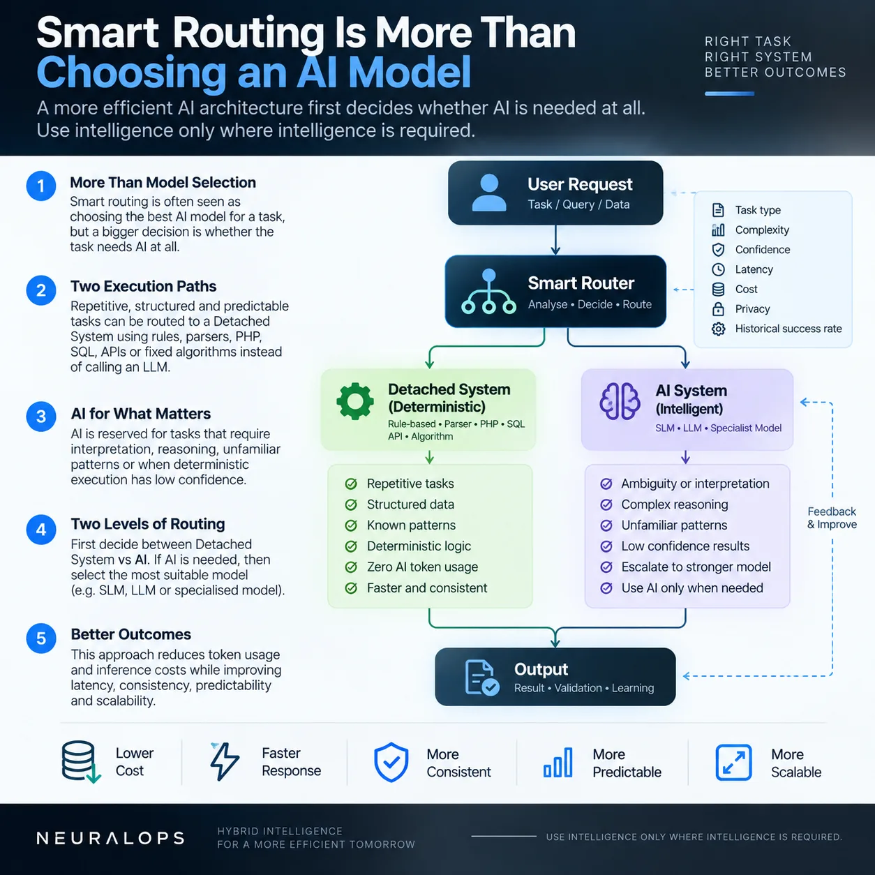 Smart Routing Beyond AI Model: When the Best Decision Is Not to Use AI