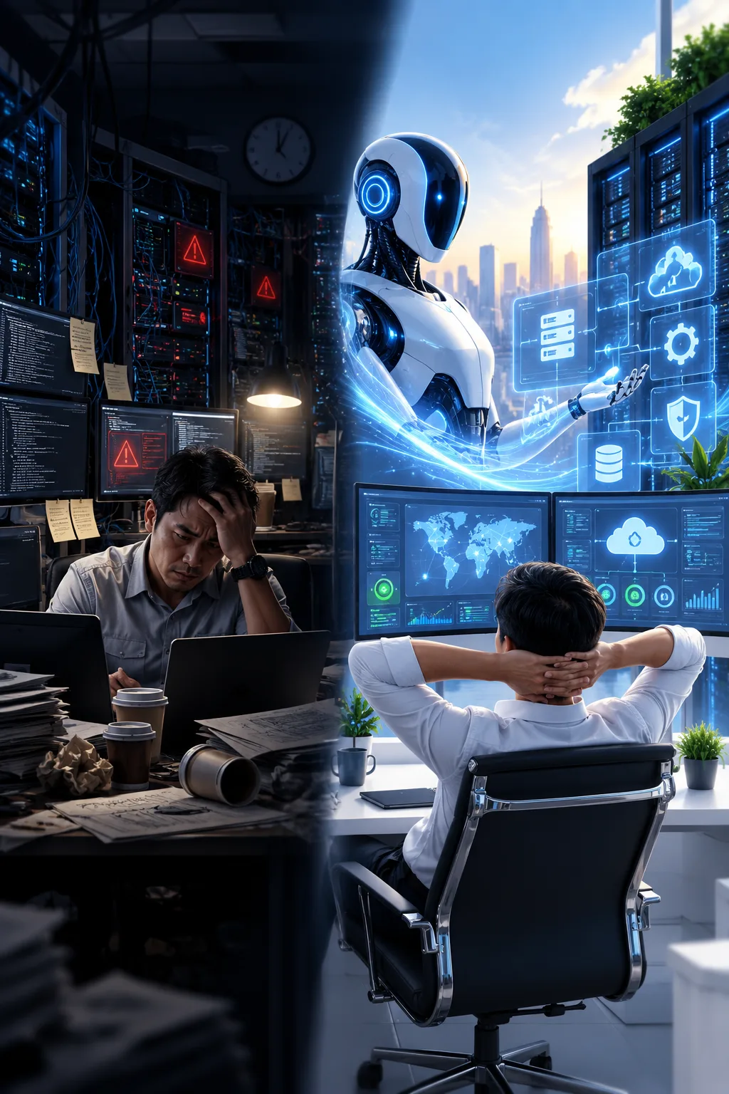 From Manual Server Pengurusan to AI-Powered Operasi