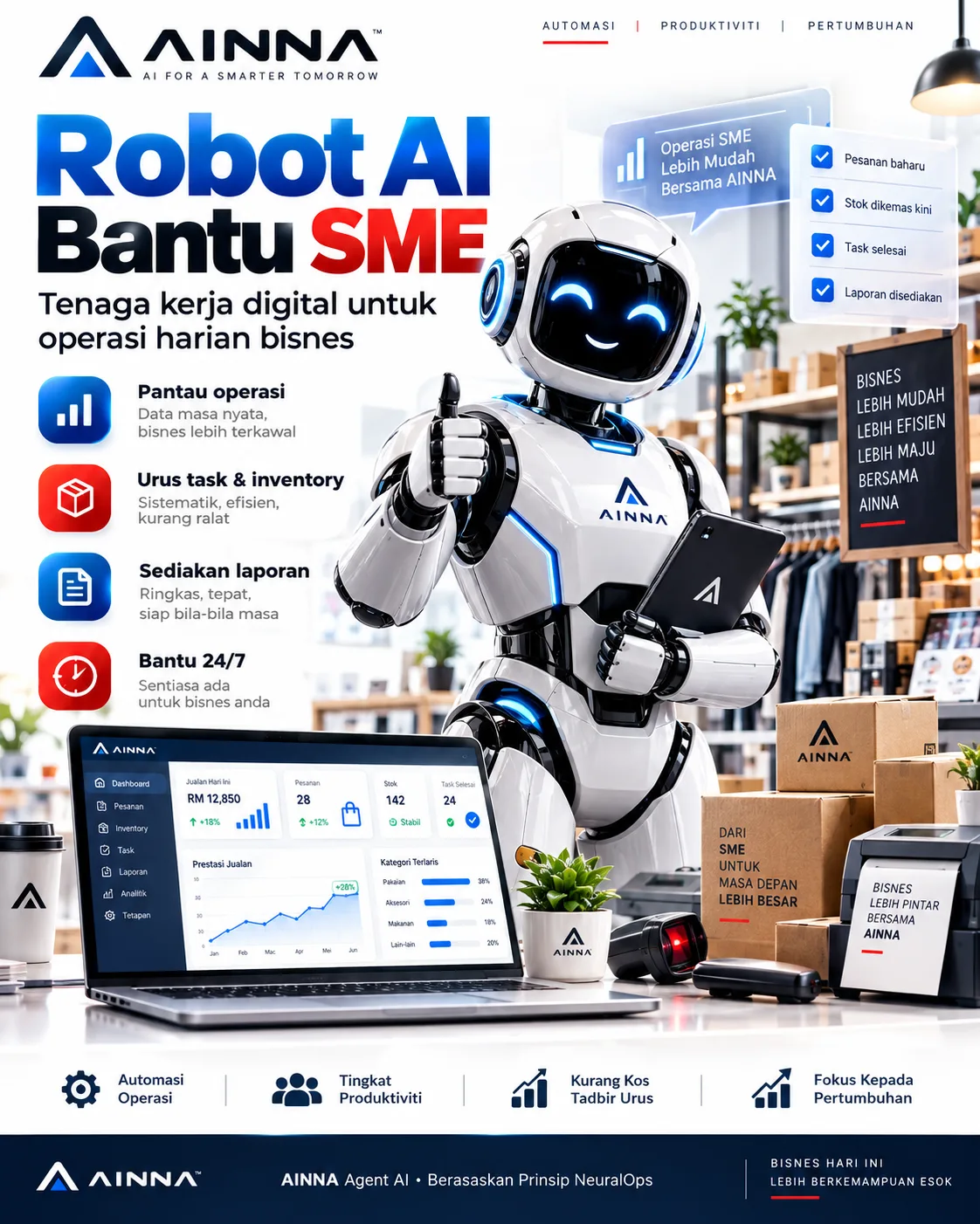 AINNA Agent AI - Digital Workforce for SMEs