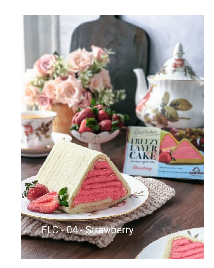 Freezy Layer Cake - Strawberry