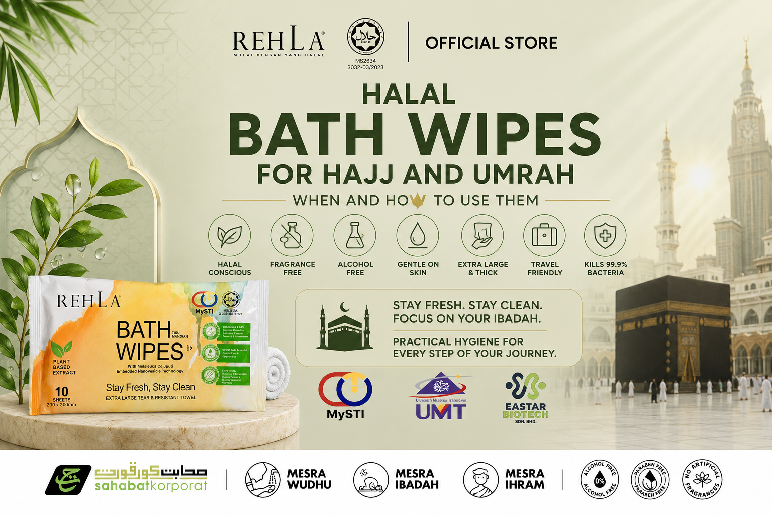 Produk penjagaan halal REHLA untuk Haji dan Umrah